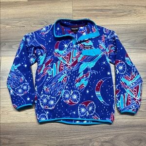 Patagonia Lightweight Synchilla Snap T Owl Harvest Moon Size Small